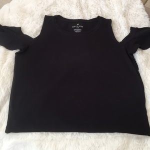 Flutter sleeve tee shirt